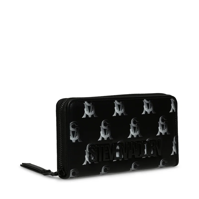 ستيف مادن Steve madden wanna women's black clutch wallets